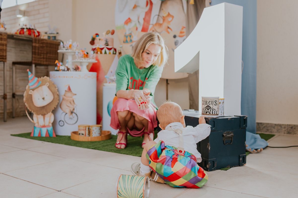 fotografia festa infantil 1 ano Gael tema circo Rio de Janeiro fotografa familia 