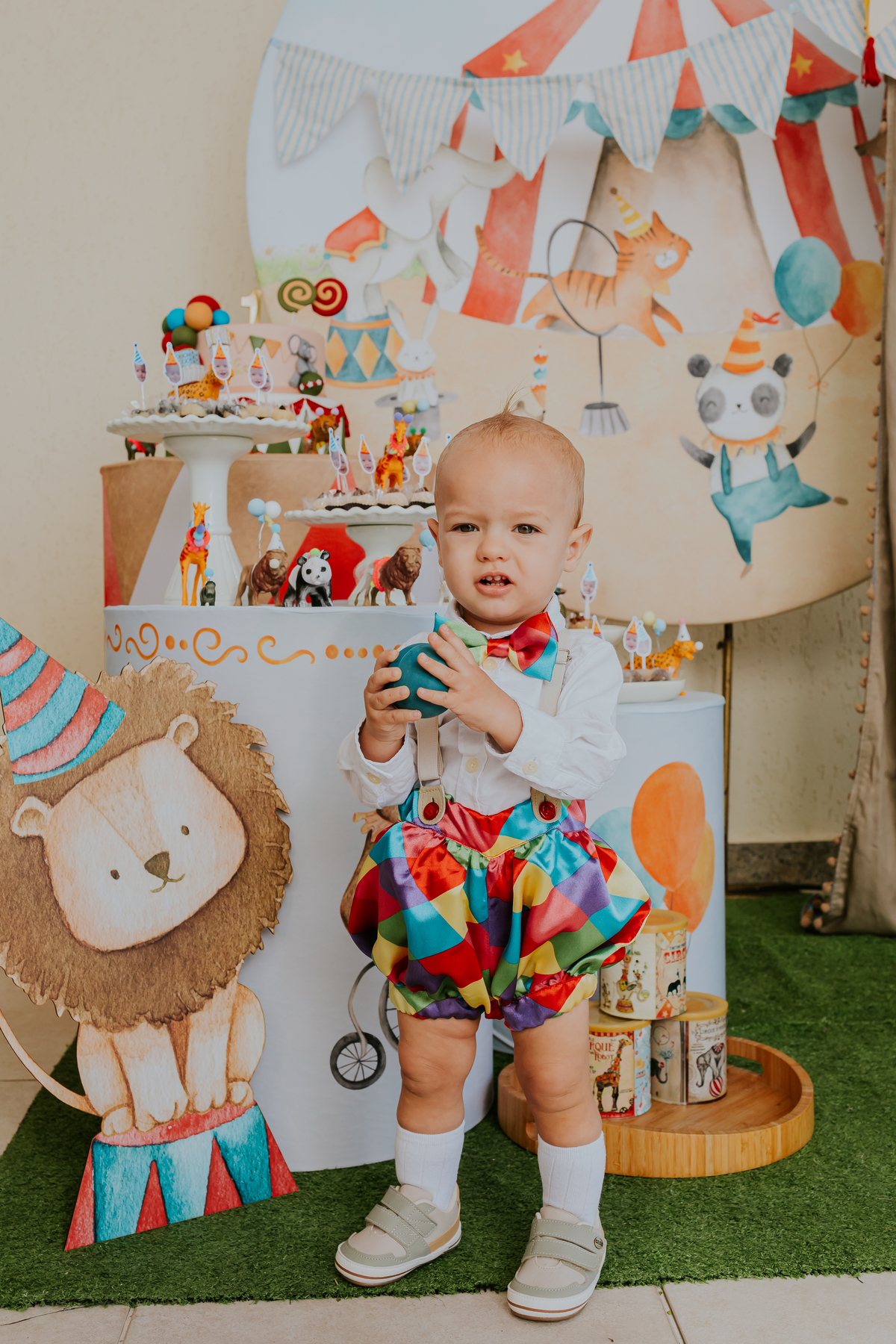 fotografia festa infantil 1 ano Gael tema circo Rio de Janeiro fotografa familia 
