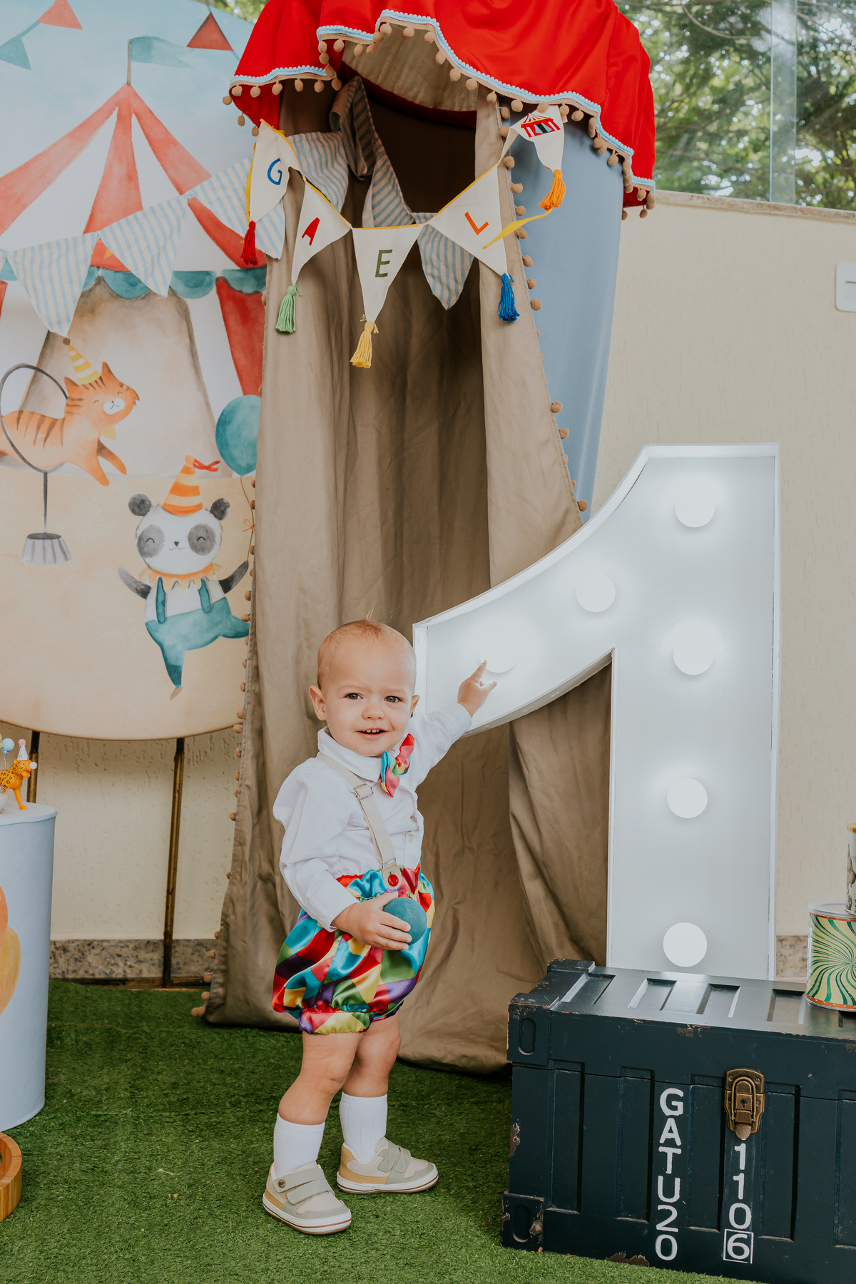 fotografia festa infantil 1 ano Gael tema circo Rio de Janeiro fotografa familia 