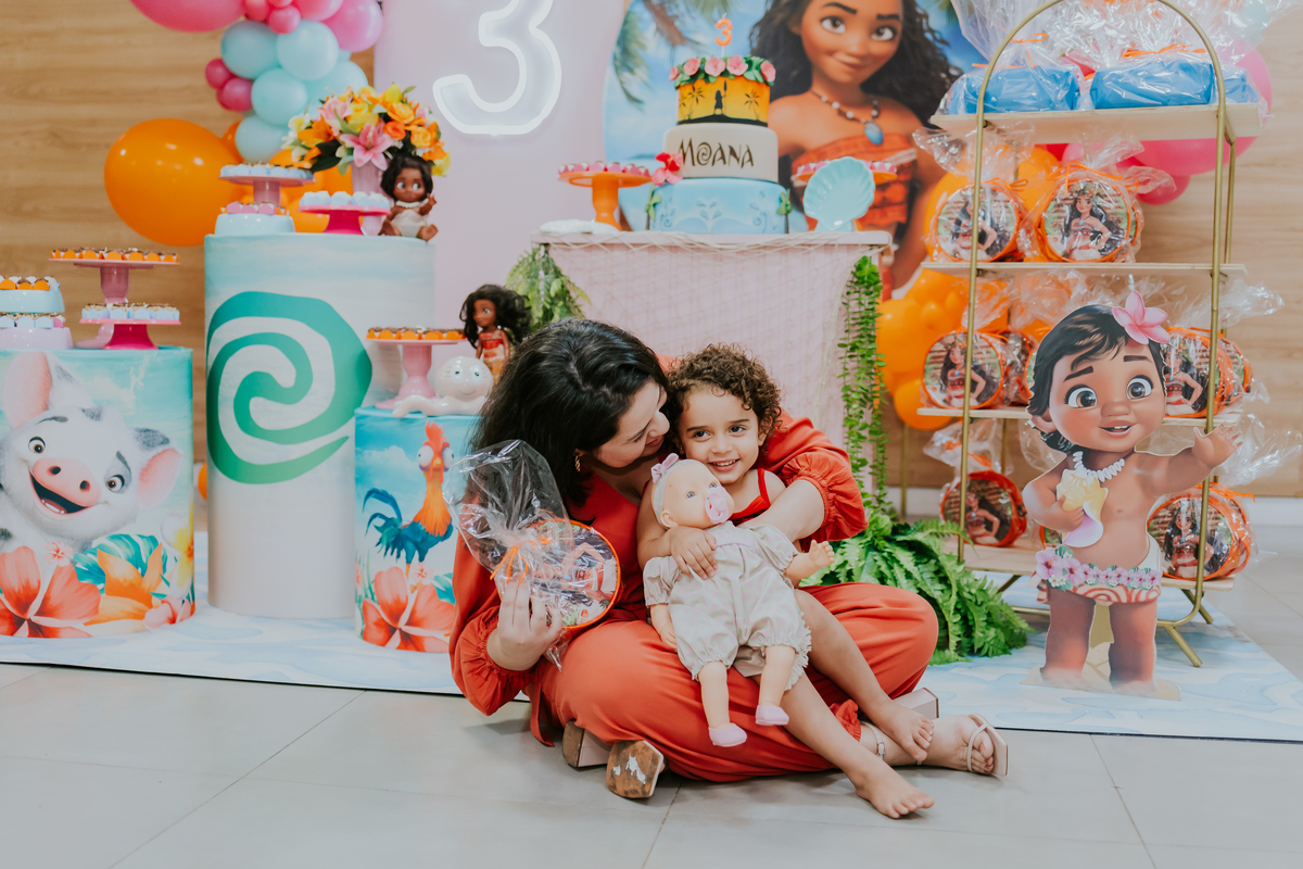 fotografia festa infantil 3 anos Laura tema Moana fotografa familia rio de janeiro bruna Guerson Tijuca 