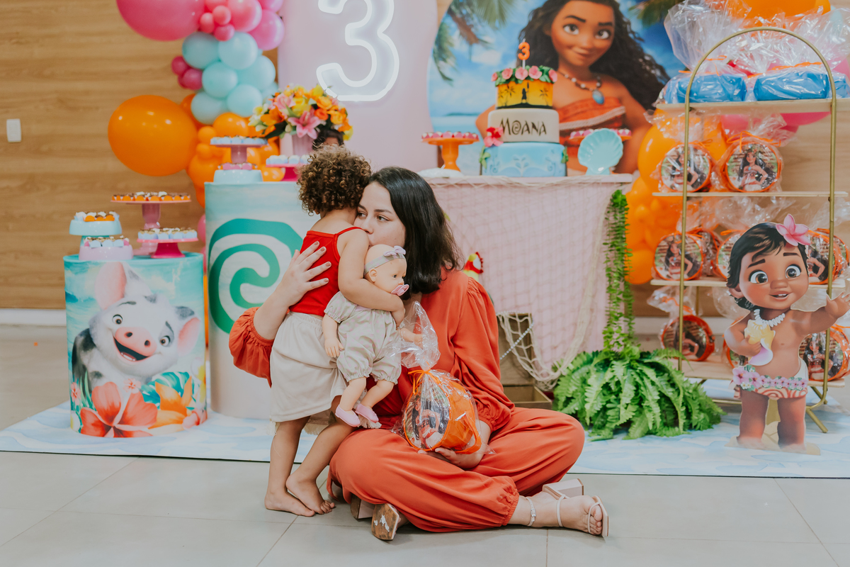 fotografia festa infantil 3 anos Laura tema Moana fotografa familia rio de janeiro bruna Guerson Tijuca 