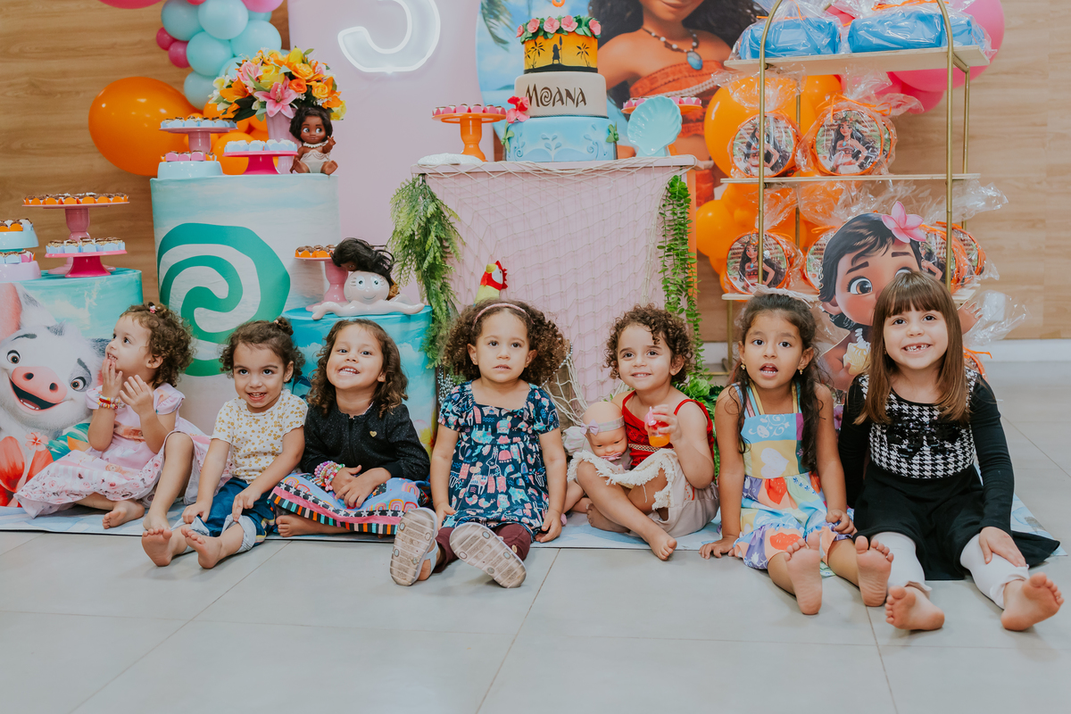 fotografia festa infantil 3 anos Laura tema Moana fotografa familia rio de janeiro bruna Guerson Tijuca 