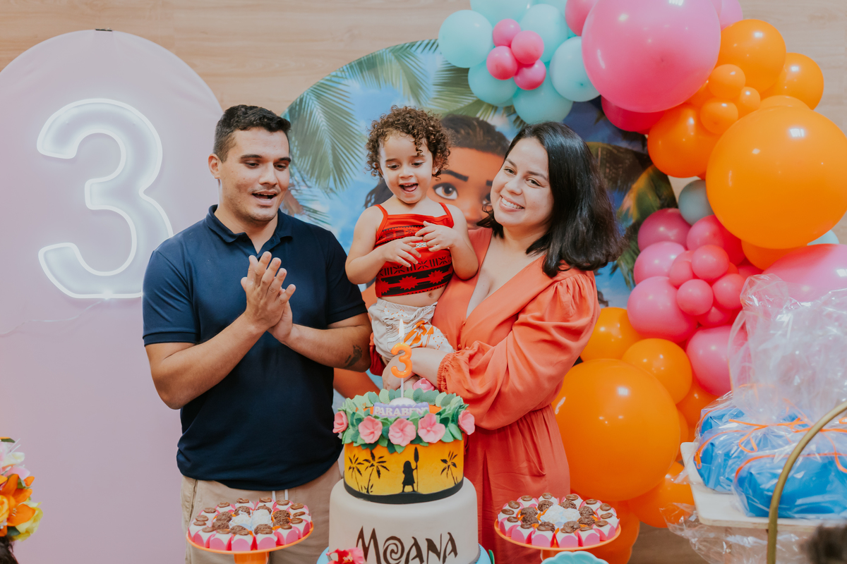 fotografia festa infantil 3 anos Laura tema Moana fotografa familia rio de janeiro bruna Guerson Tijuca 