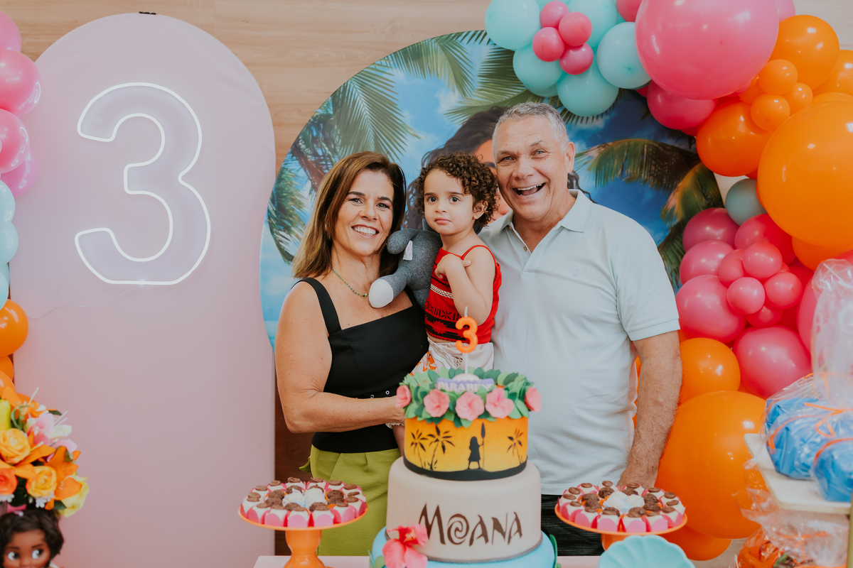 fotografia festa infantil 3 anos Laura tema Moana fotografa familia rio de janeiro bruna Guerson Tijuca 