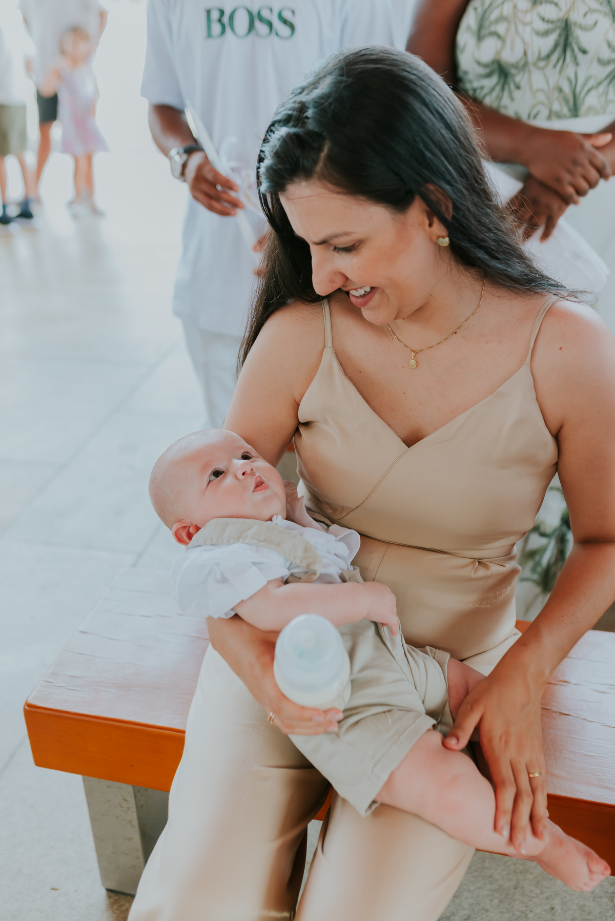 fotografia batizado batismo Davi fotografa familia Santuário de Nossa Senhora de Fátima - Rio de Janeiro - recreio dos bandeirantes 