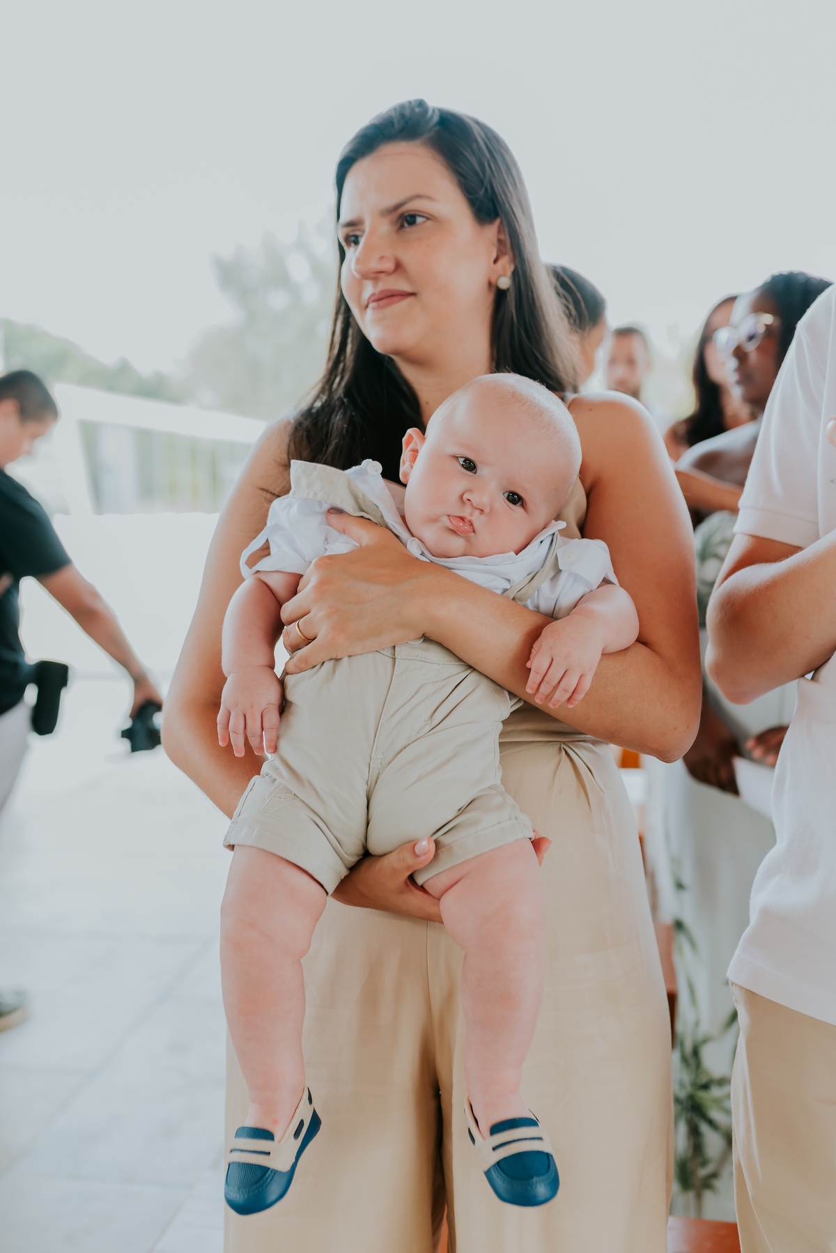 fotografia batizado batismo Davi fotografa familia Santuário de Nossa Senhora de Fátima - Rio de Janeiro - recreio dos bandeirantes 