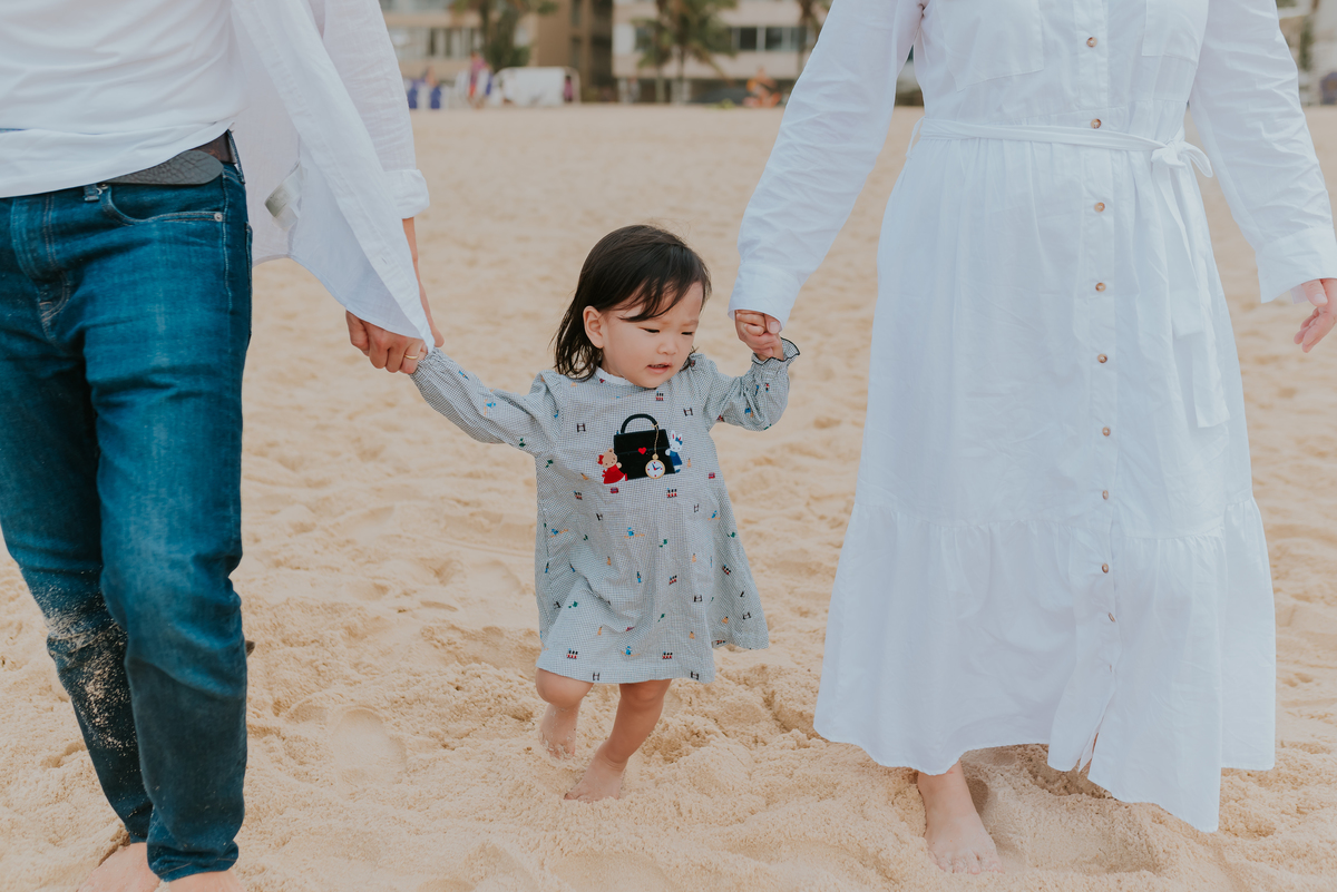 fotografia ensaio família externo praia do Leblon Rio de Janeiro fotografa familia bruna Guerson 