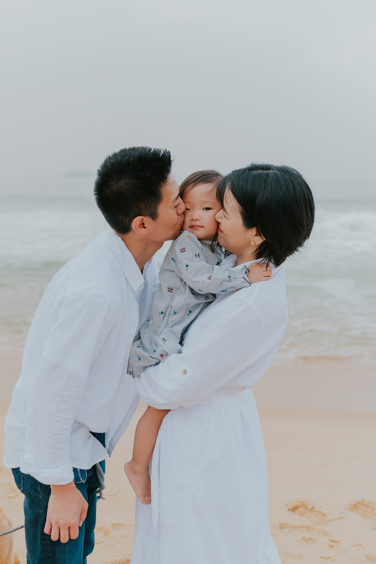 fotografia ensaio família externo praia do Leblon Rio de Janeiro fotografa familia bruna Guerson 