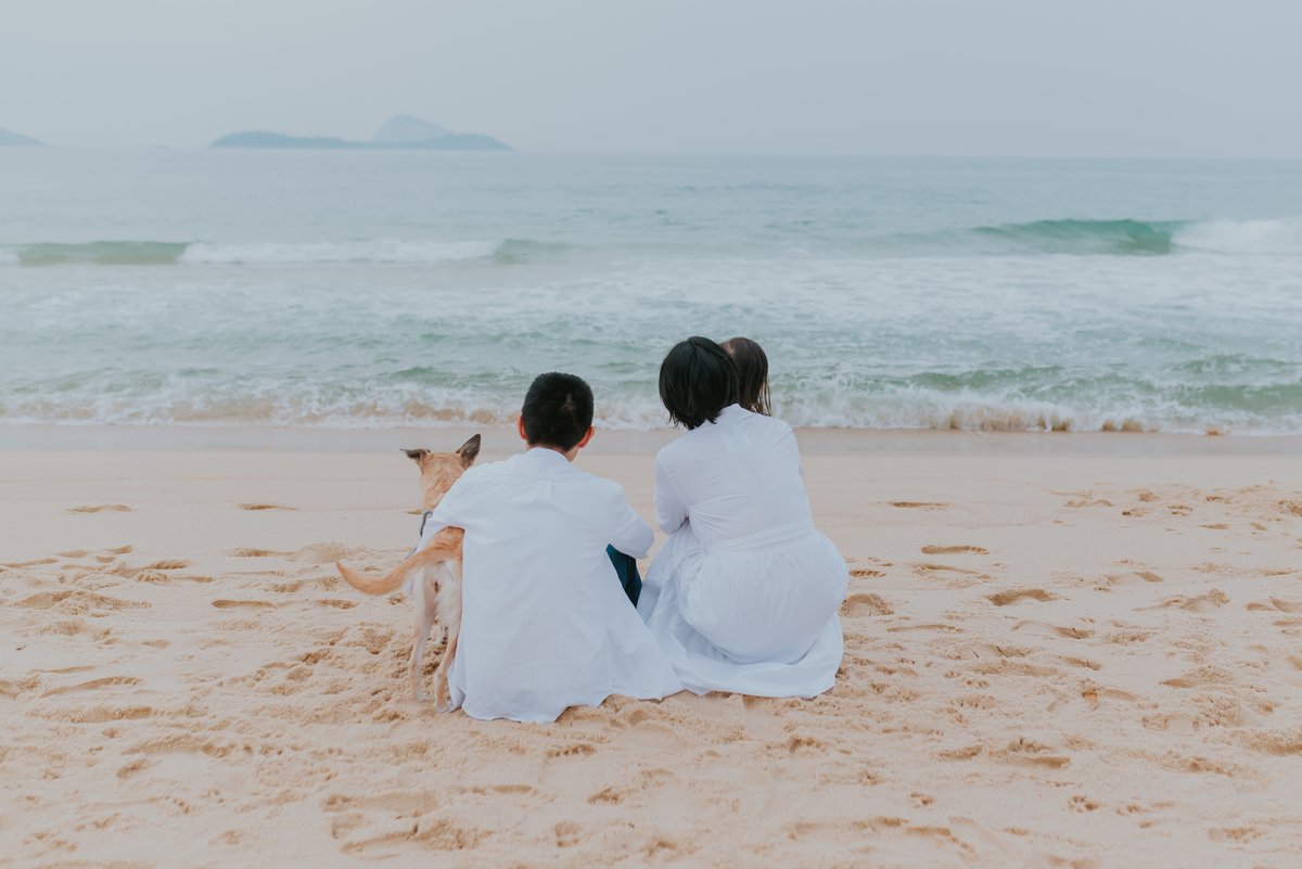 fotografia ensaio família externo praia do Leblon Rio de Janeiro fotografa familia bruna Guerson 