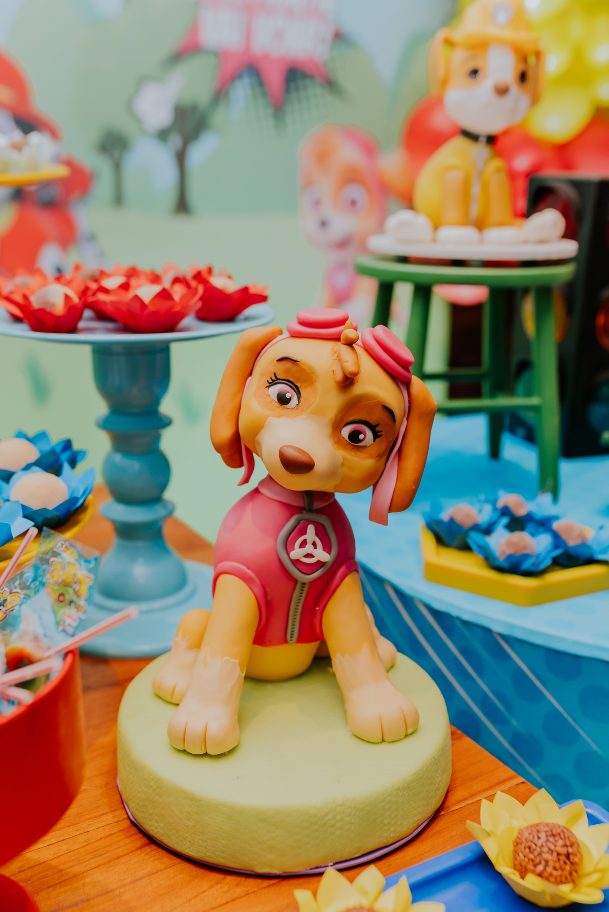 fotografia festa infantil folia encantada Rio de Janeiro barra da Tijuca fotografa de familia 3 irmaos