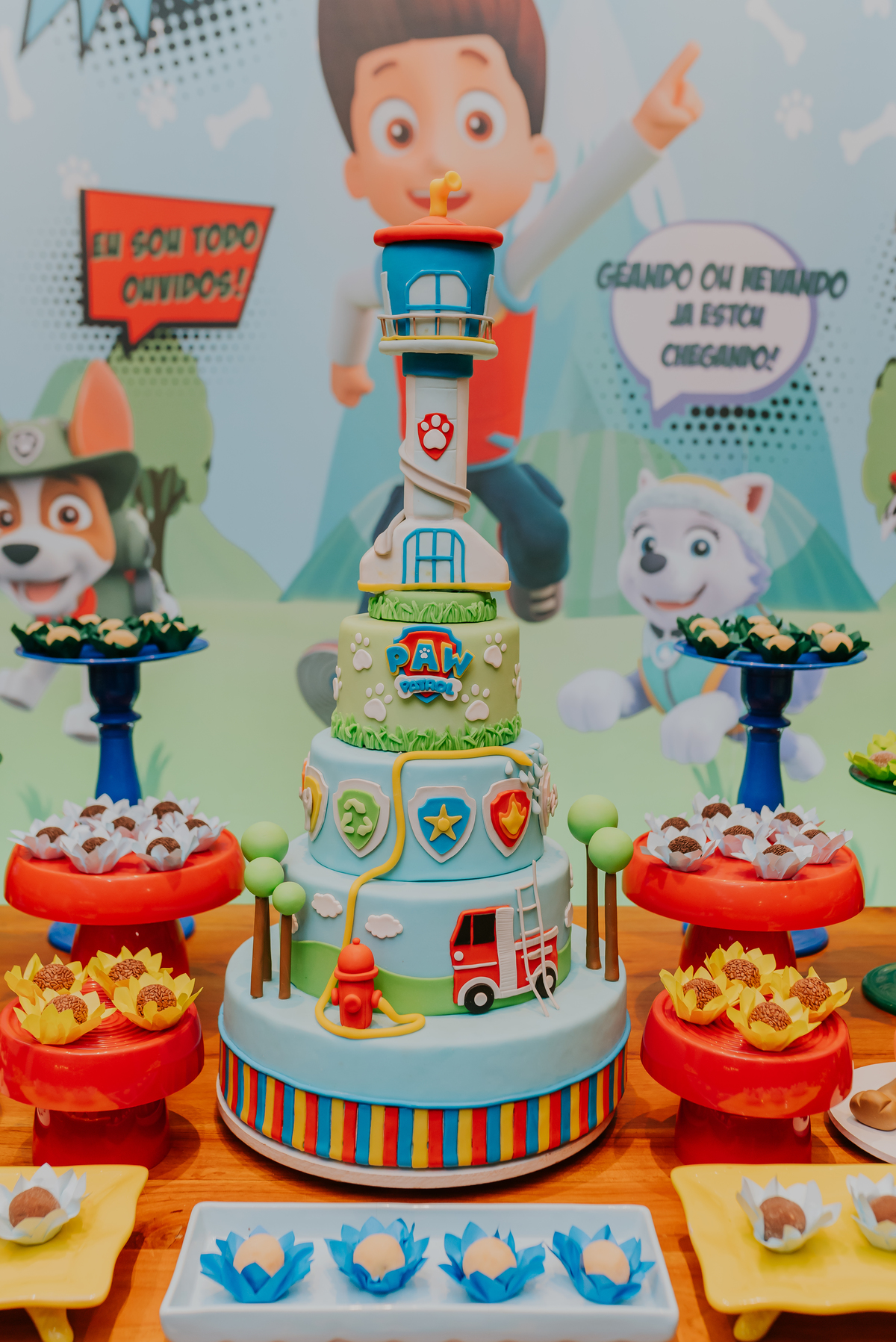 fotografia festa infantil folia encantada Rio de Janeiro barra da Tijuca fotografa de familia 3 irmaos