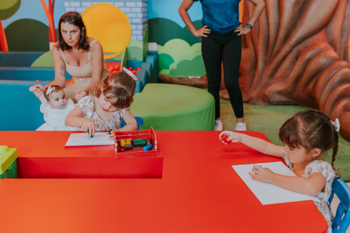 fotografia festa infantil folia encantada Rio de Janeiro barra da Tijuca fotografa de familia 3 irmaos