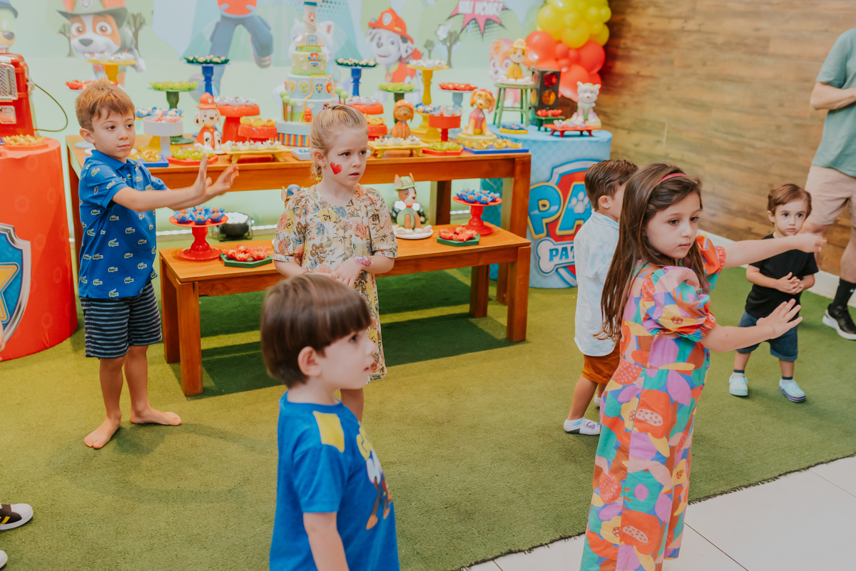 fotografia festa infantil folia encantada Rio de Janeiro barra da Tijuca fotografa de familia 3 irmaos