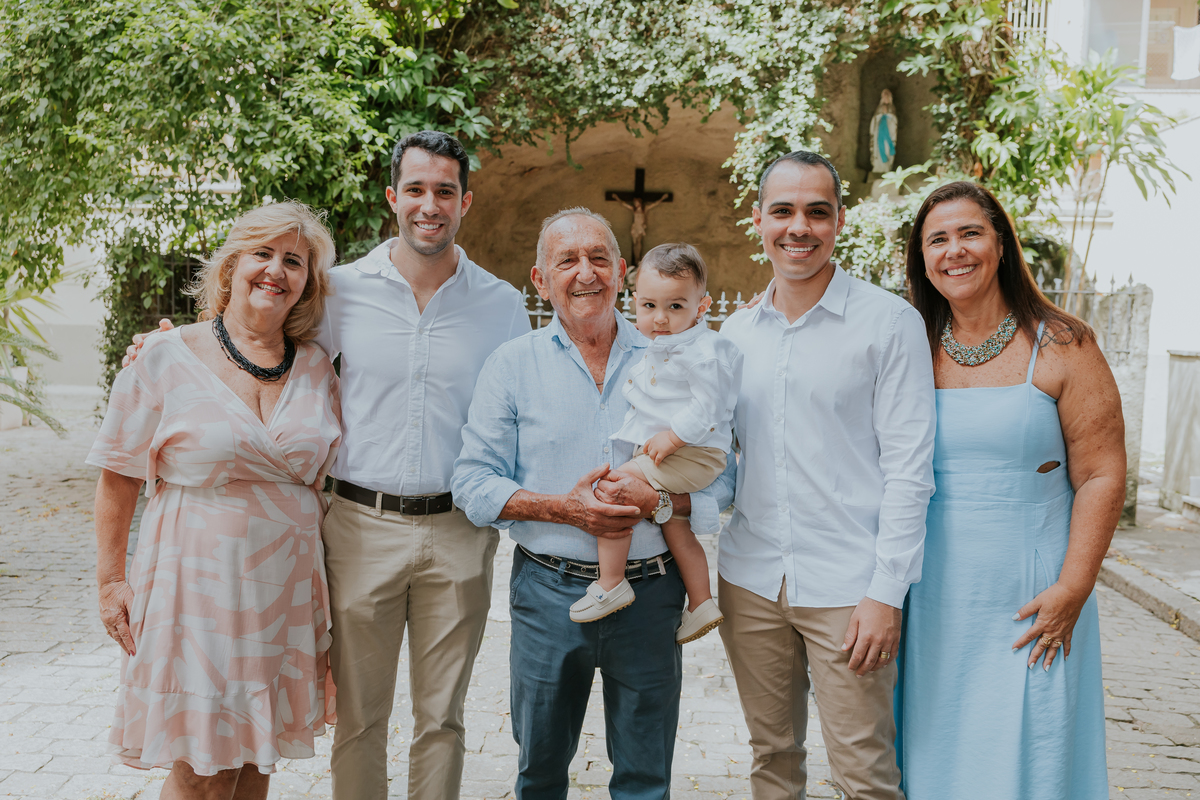 fotografia batizado batismo Arthur fotografa familia Rio de Janeiro Tijuca Basílica Santuário de São Sebastião (Igreja dos Capuchinhos) 
