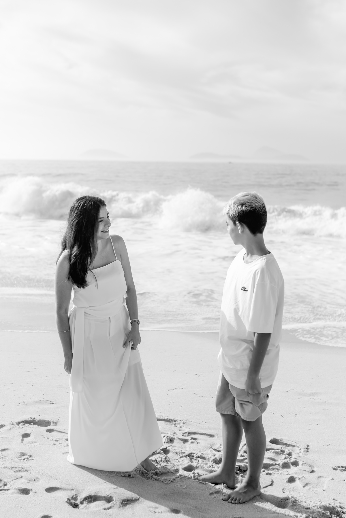fotografia familia ensaio externo praia Leblon Ipanema Rio de Janeiro fotografa bruna Guerson 