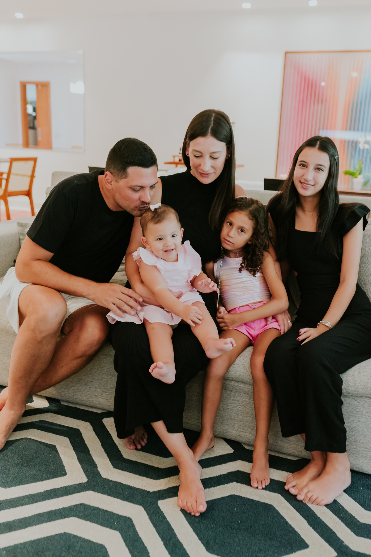 fotografa familia ensaio em casa acompanhamento trimestral bebe Cecilia fotografia Rio de Janeiro 