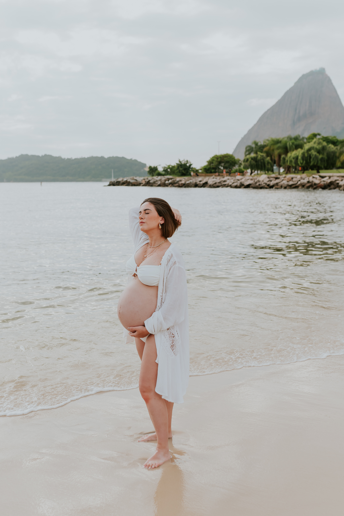 fotografia ensaio gestante externo praia aterro do flamengo Rio de Janeiro fotografa familia rj bruna Guerson 