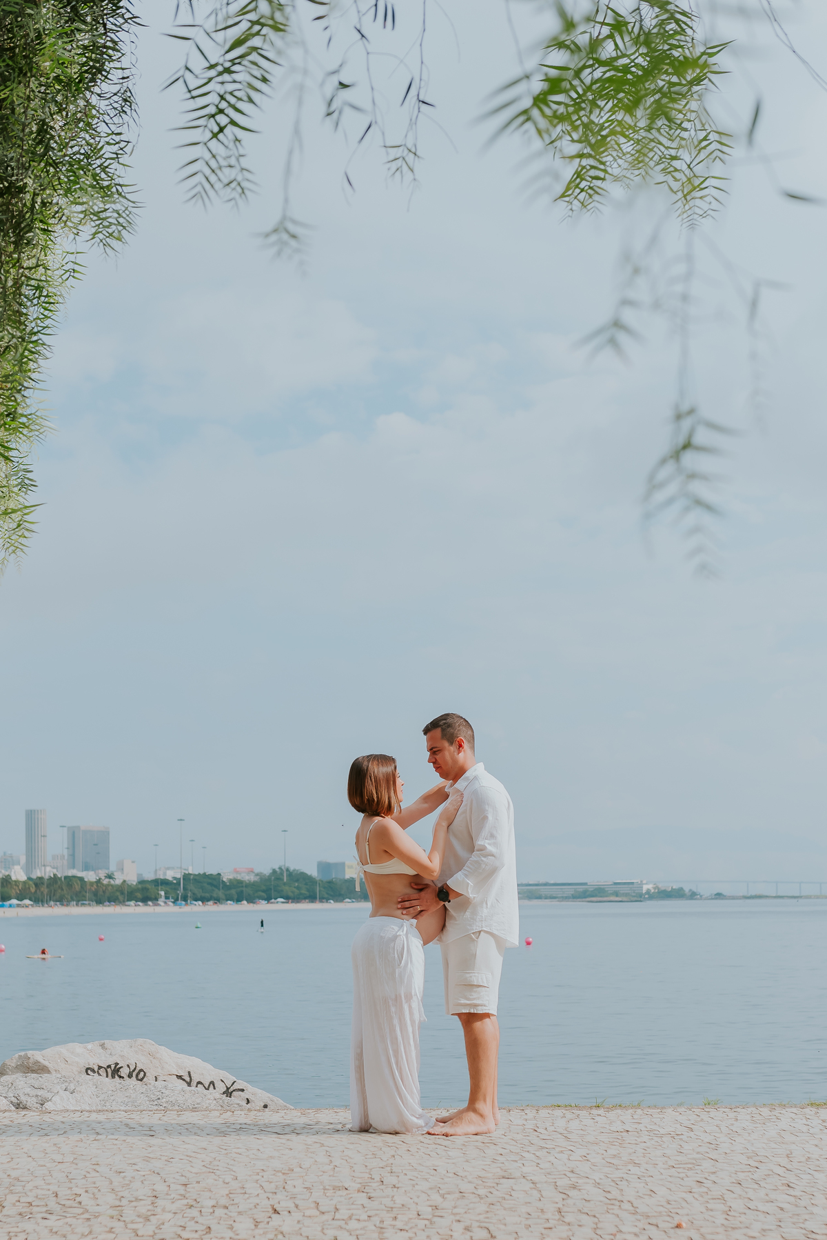fotografia ensaio gestante externo praia aterro do flamengo Rio de Janeiro fotografa familia rj bruna Guerson 