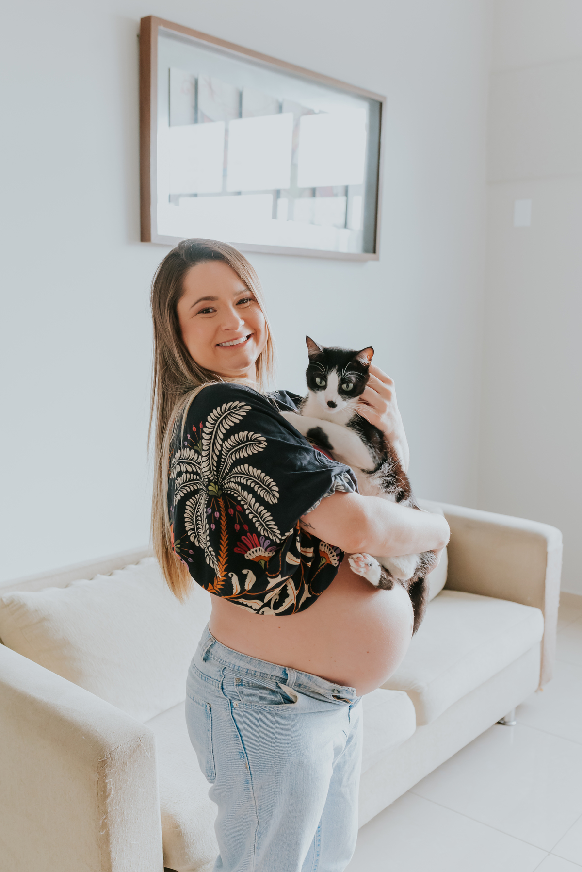 fotografia ensaio gestante externo nascer do sol praia vermelha urca rio de janeiro fotografa familia bruna Guerson 