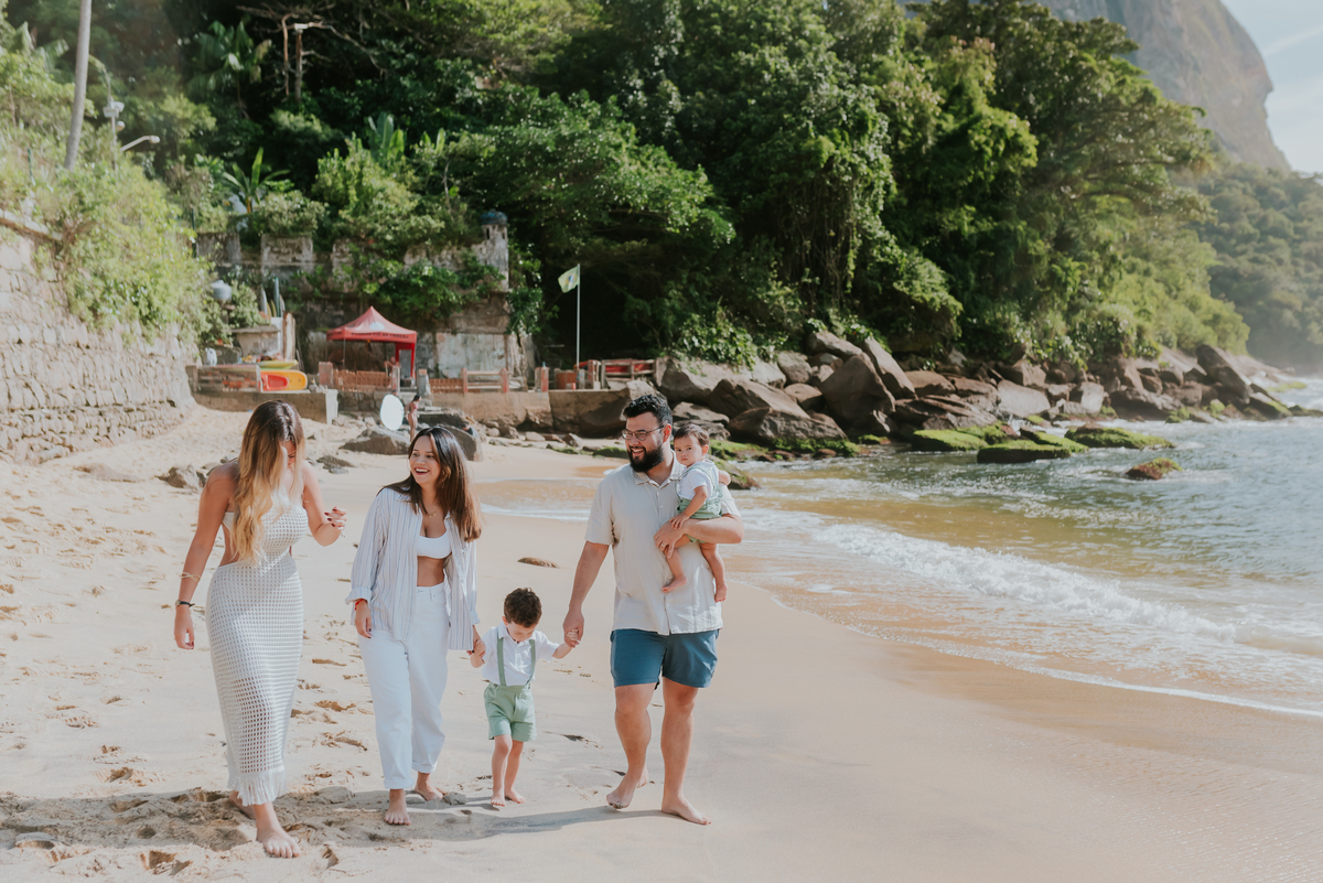 fotografa bruna Guerson ensaio externo familia praia vermelha Rio de Janeiro fotografia urca 