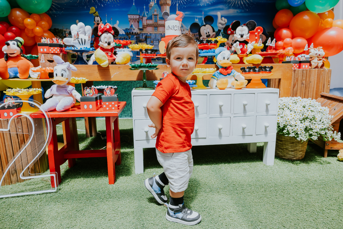 fotografia festa infantil fotografa de familia casa de festas quintal aventura Botafogo Rio de Janeiro 2 anos Vinicius tema Mickey 