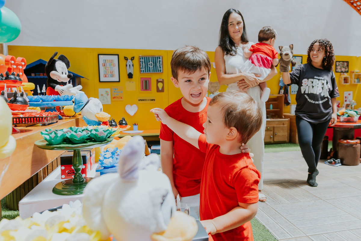 fotografia festa infantil fotografa de familia casa de festas quintal aventura Botafogo Rio de Janeiro 2 anos Vinicius tema Mickey 