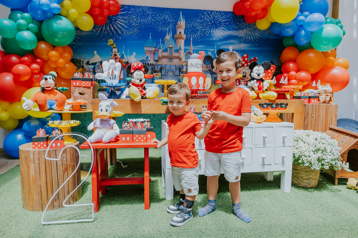 fotografia festa infantil fotografa de familia casa de festas quintal aventura Botafogo Rio de Janeiro 2 anos Vinicius tema Mickey 