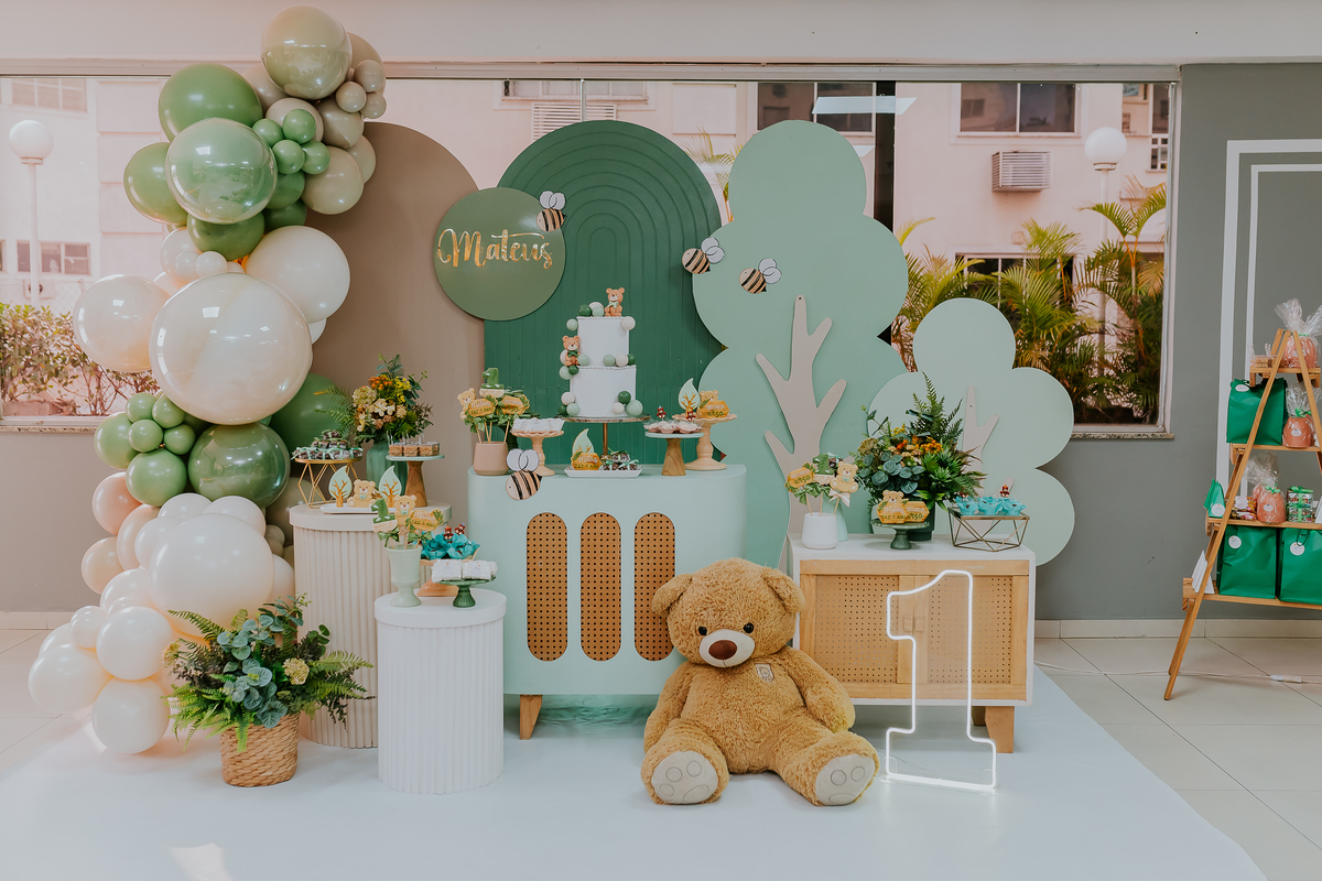 fotografia festa infantil 1 ano Mateus tema urso rio de janeiro fotografa família Niterói 