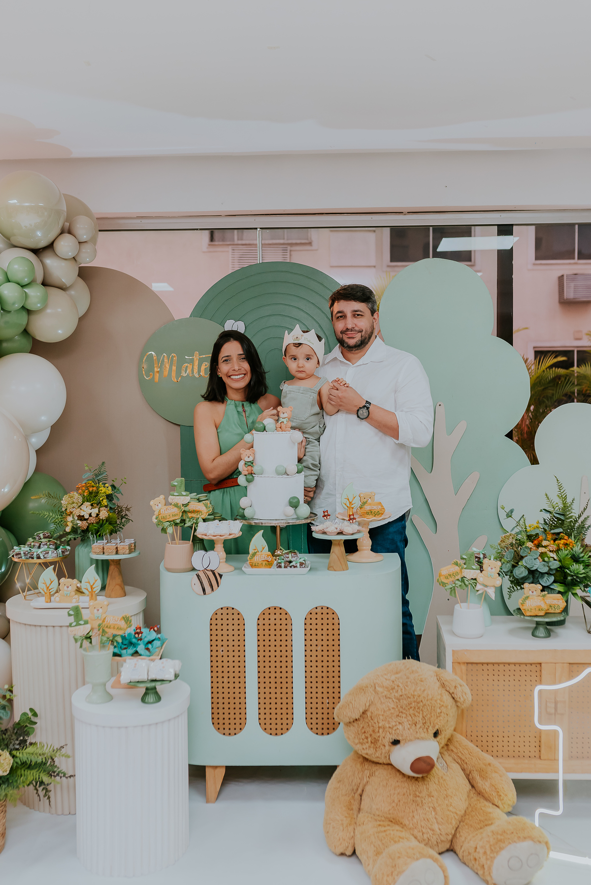fotografia festa infantil 1 ano Mateus tema urso rio de janeiro fotografa família Niterói 