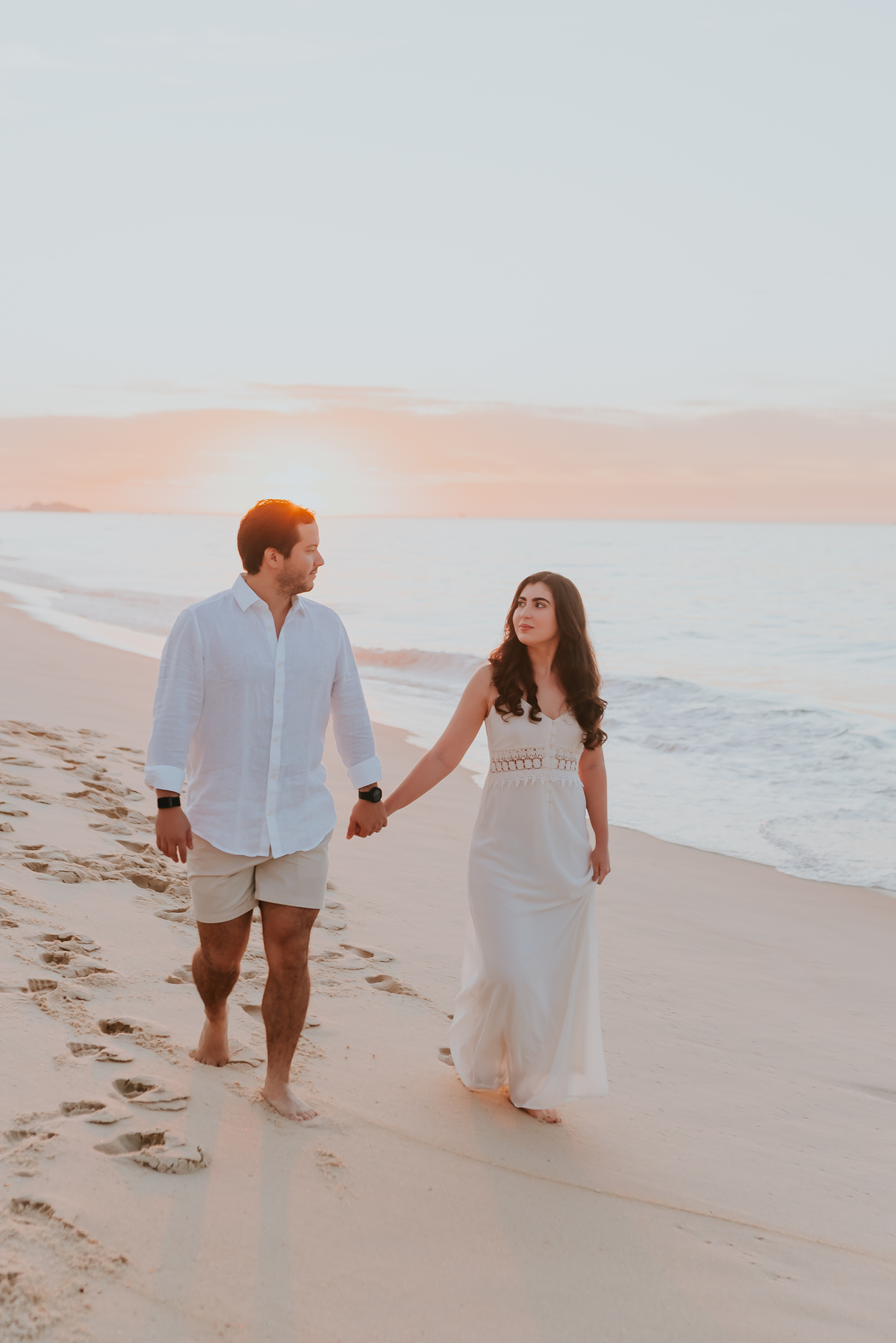 fotografia ensaio casal praia Leblon Ipanema Rio de Janeiro amanhecer fotografa rj sessão externa 