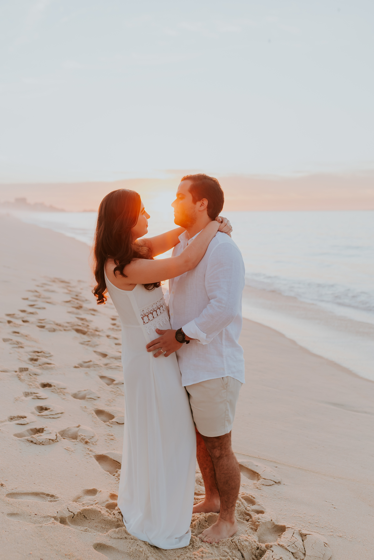 fotografia ensaio casal praia Leblon Ipanema Rio de Janeiro amanhecer fotografa rj sessão externa 