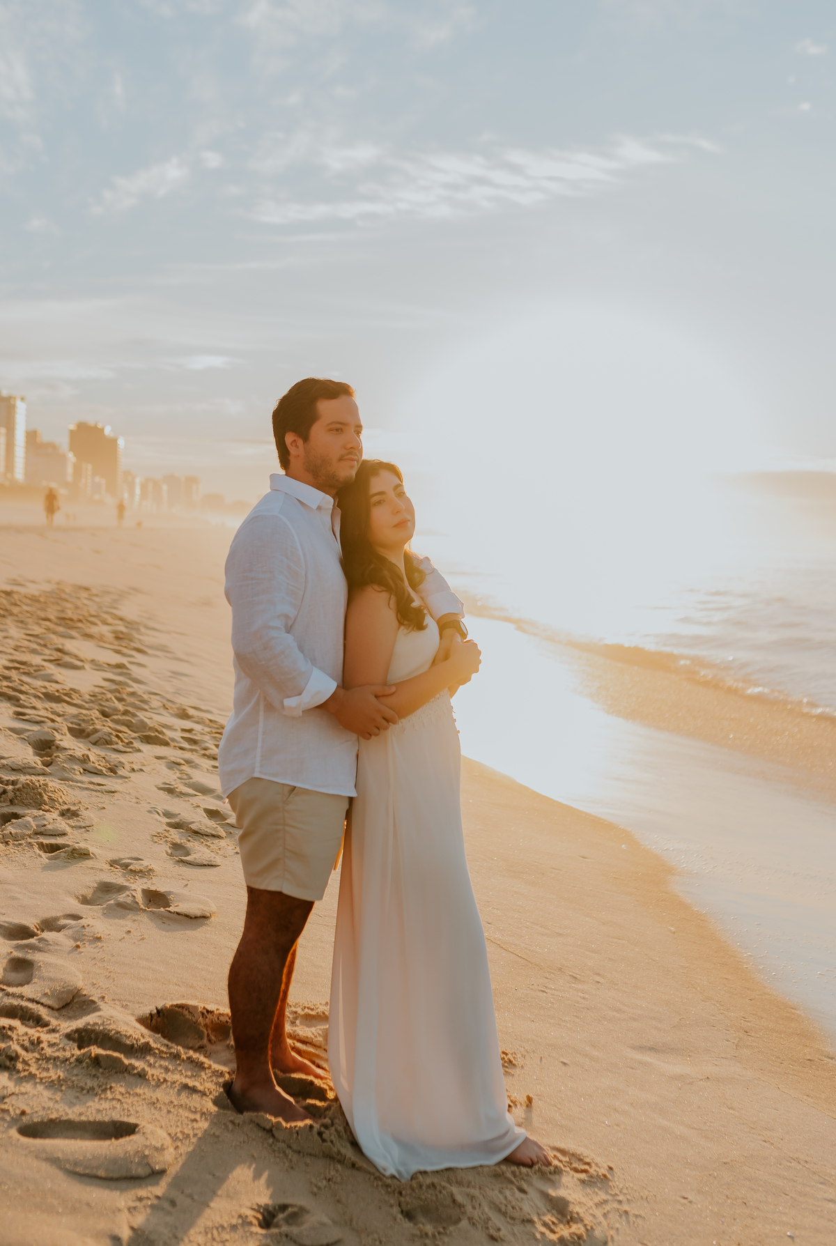 fotografia ensaio casal praia Leblon Ipanema Rio de Janeiro amanhecer fotografa rj sessão externa 