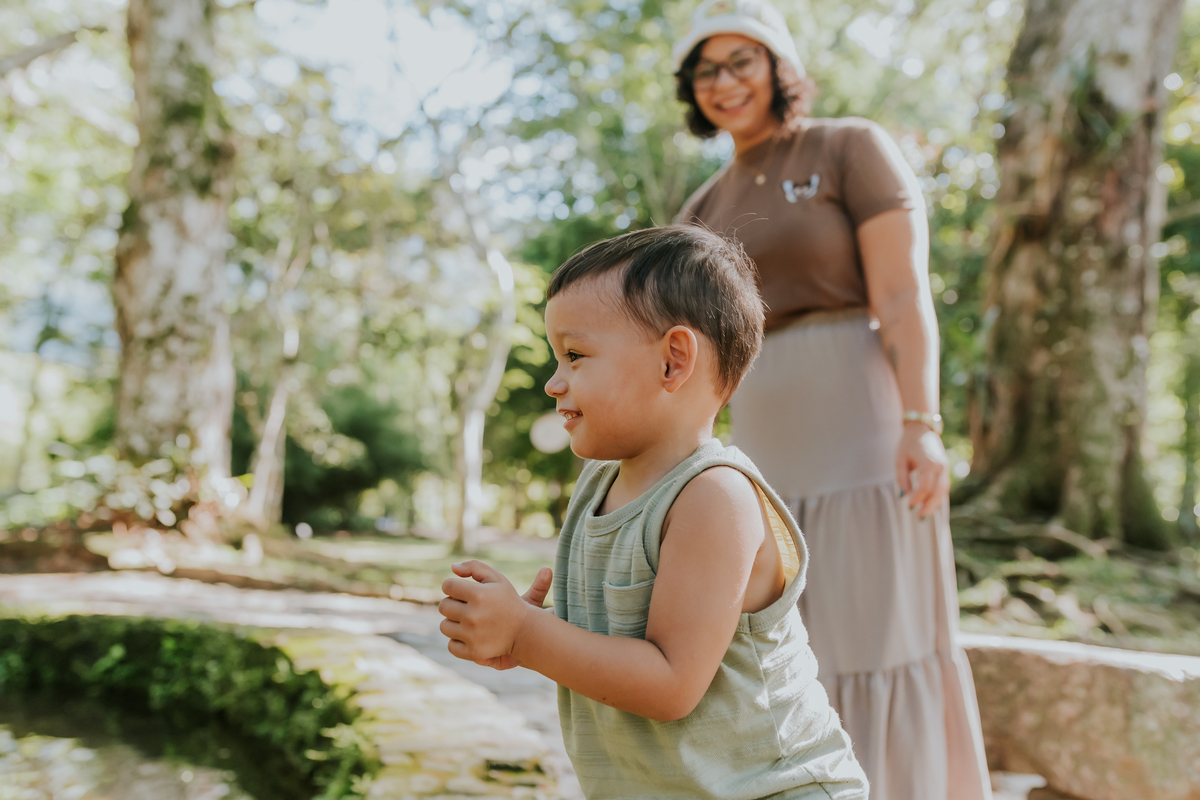 fotografia ensaio externo familia fotografa jardim botanico Rio de Janeiro dia das mães Wanessa e Nicolas natureza
