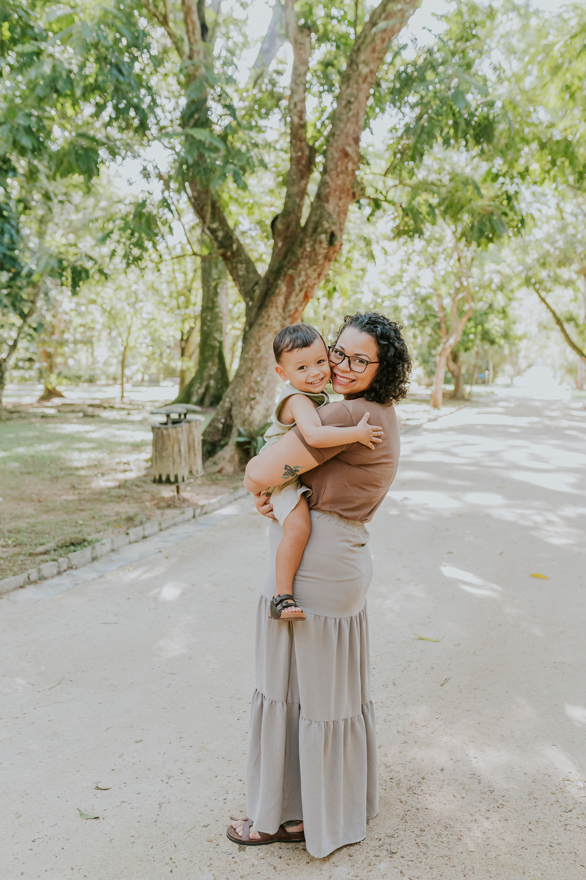 fotografia ensaio externo familia fotografa jardim botanico Rio de Janeiro dia das mães Wanessa e Nicolas natureza
