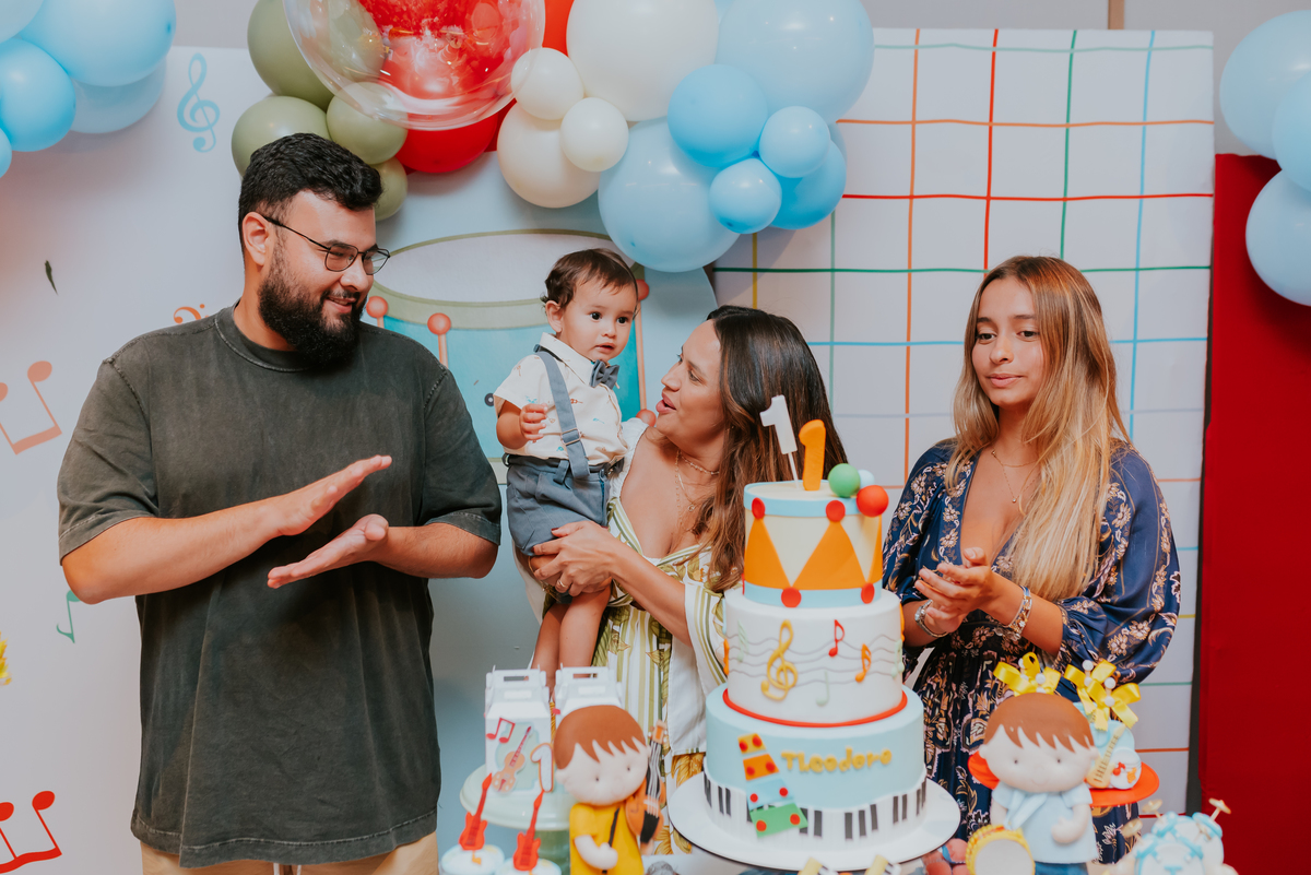 fotografia festa infantil 1 ano Theodoro tema musica fotografa familia flamengo rio de janeiro 