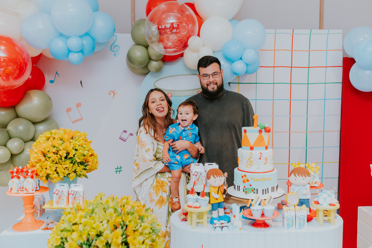 fotografia festa infantil 1 ano Theodoro tema musica fotografa familia flamengo rio de janeiro 