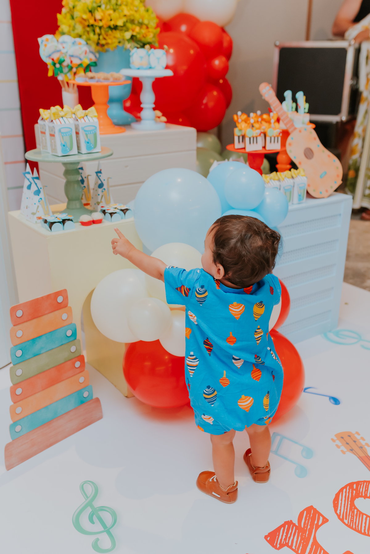 fotografia festa infantil 1 ano Theodoro tema musica fotografa familia flamengo rio de janeiro 