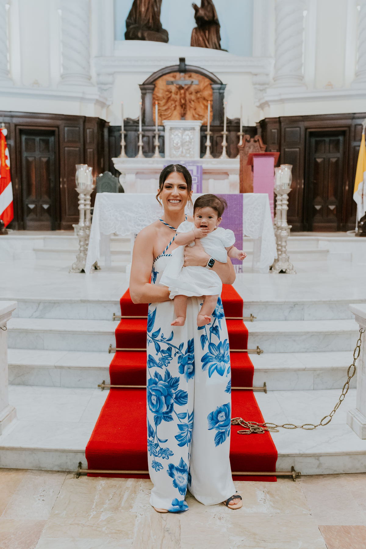 fotografia batizado batismo isis lagoa rodrigo de Freitas paroquia santa margarida maria Rio de Janeiro fotografa família