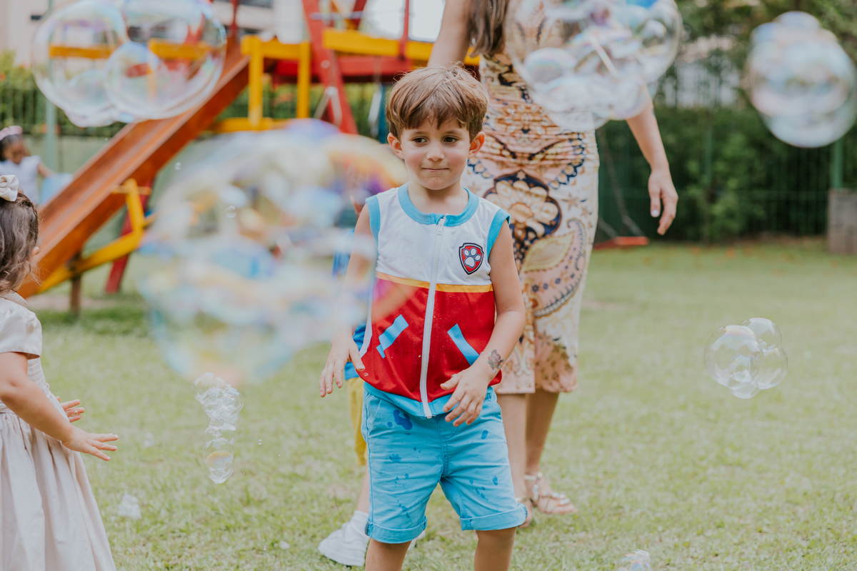 fotografa festa infantil Rio de Janeiro barra da Tijuca 3 anos Mateus fotografa familia bruna Gerson tema patrulha canina