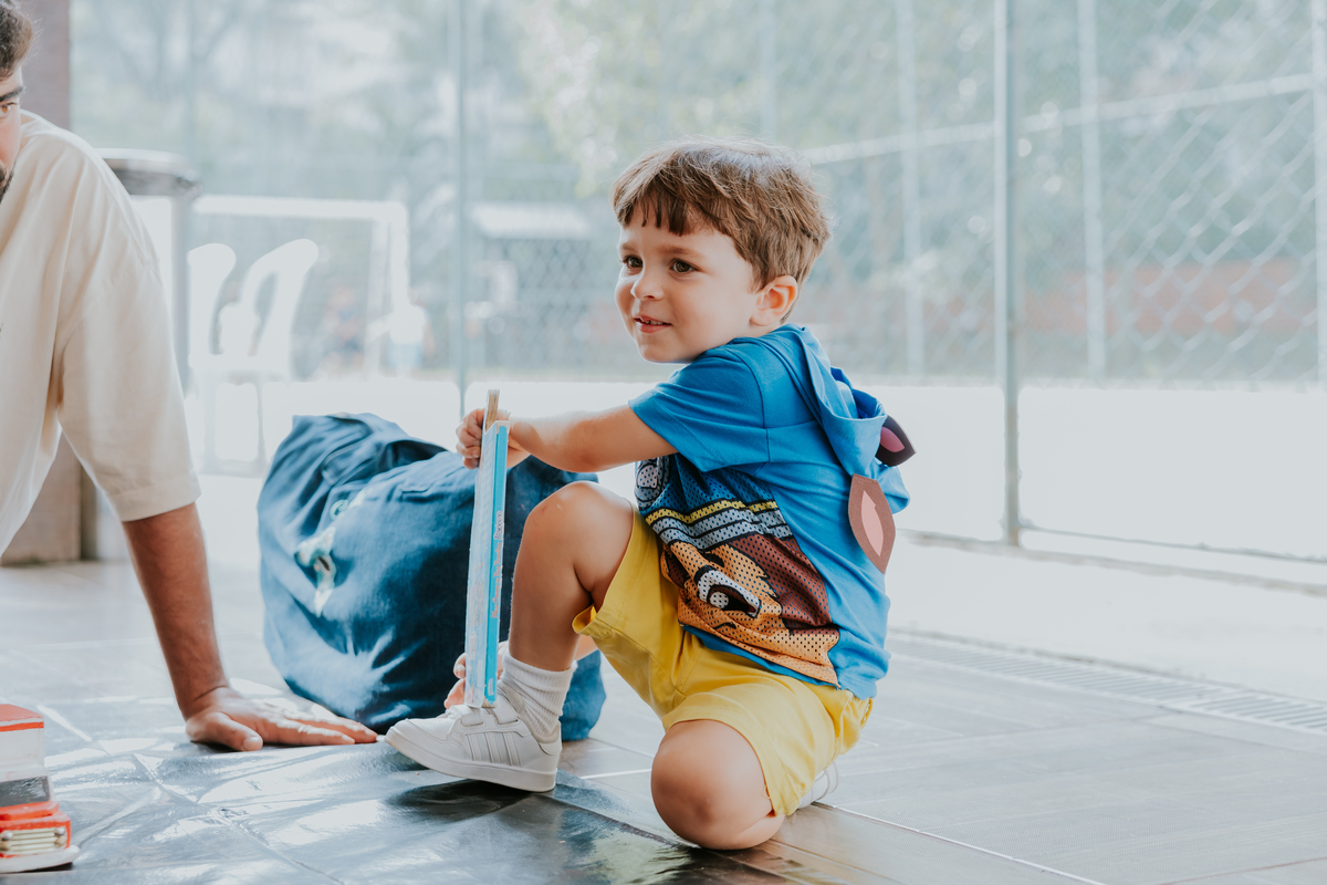 fotografa festa infantil Rio de Janeiro barra da Tijuca 3 anos Mateus fotografa familia bruna Gerson tema patrulha canina