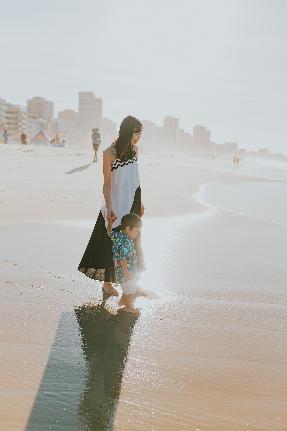 fotografia ensaio familia externo praia Leblon Ipanema Rio de Janeiro fotografa rj leve atemporal sensível espontâneo