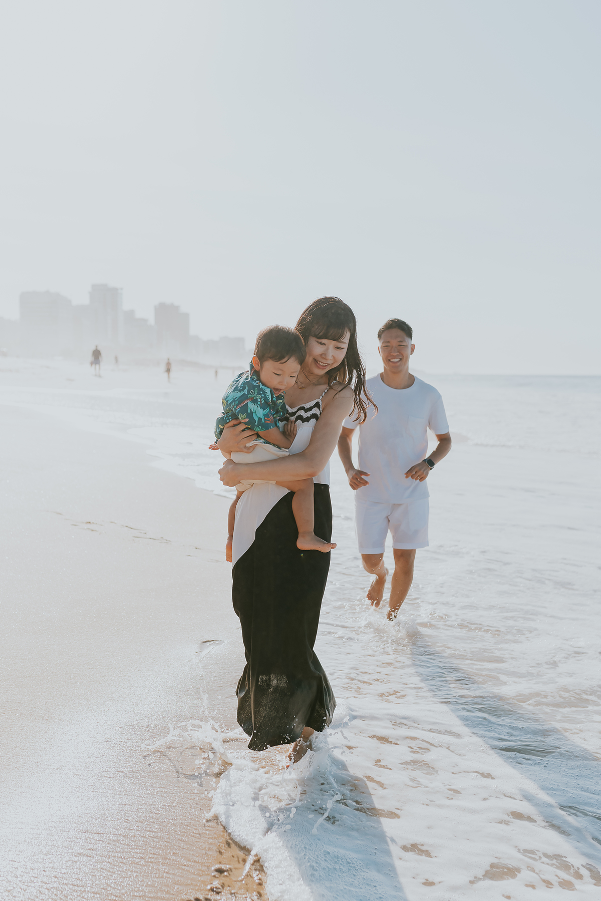 fotografia ensaio familia externo praia Leblon Ipanema Rio de Janeiro fotografa rj leve atemporal sensível espontâneo