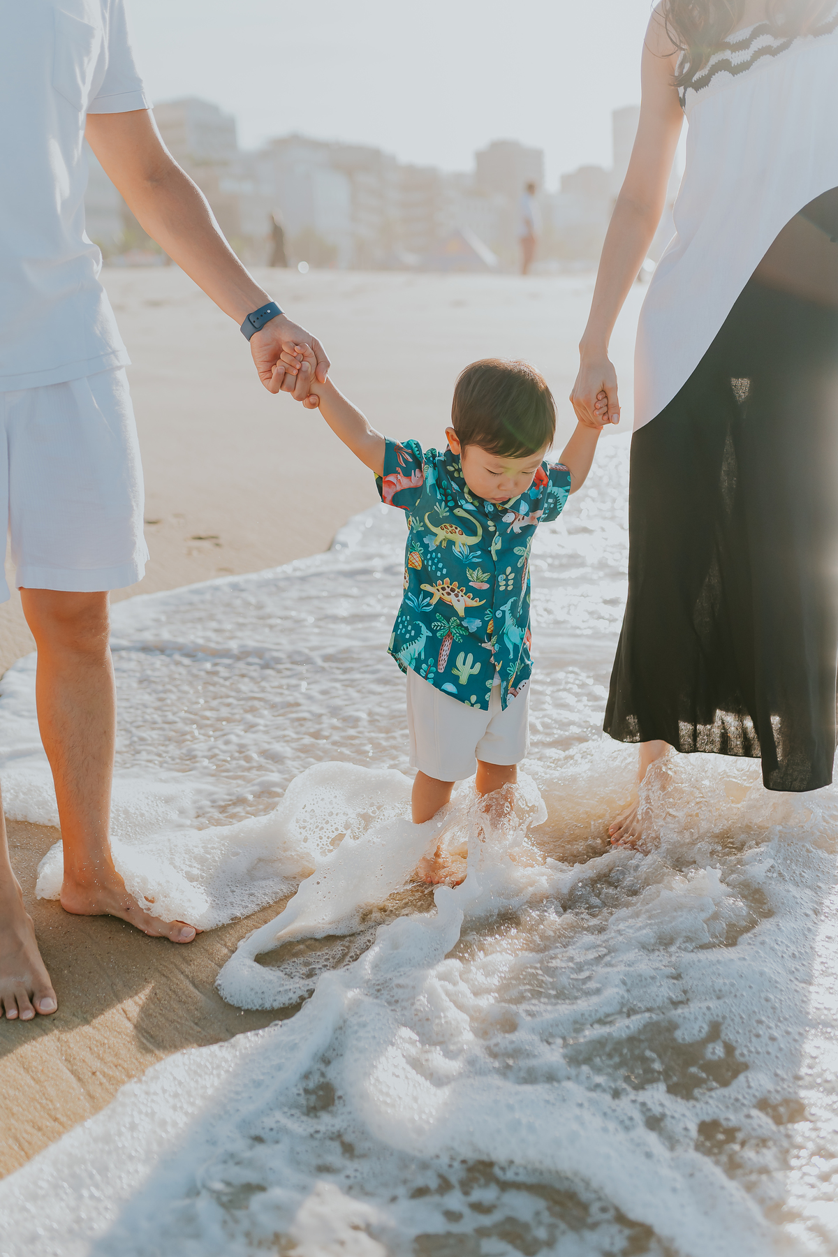 fotografia ensaio familia externo praia Leblon Ipanema Rio de Janeiro fotografa rj leve atemporal sensível espontâneo