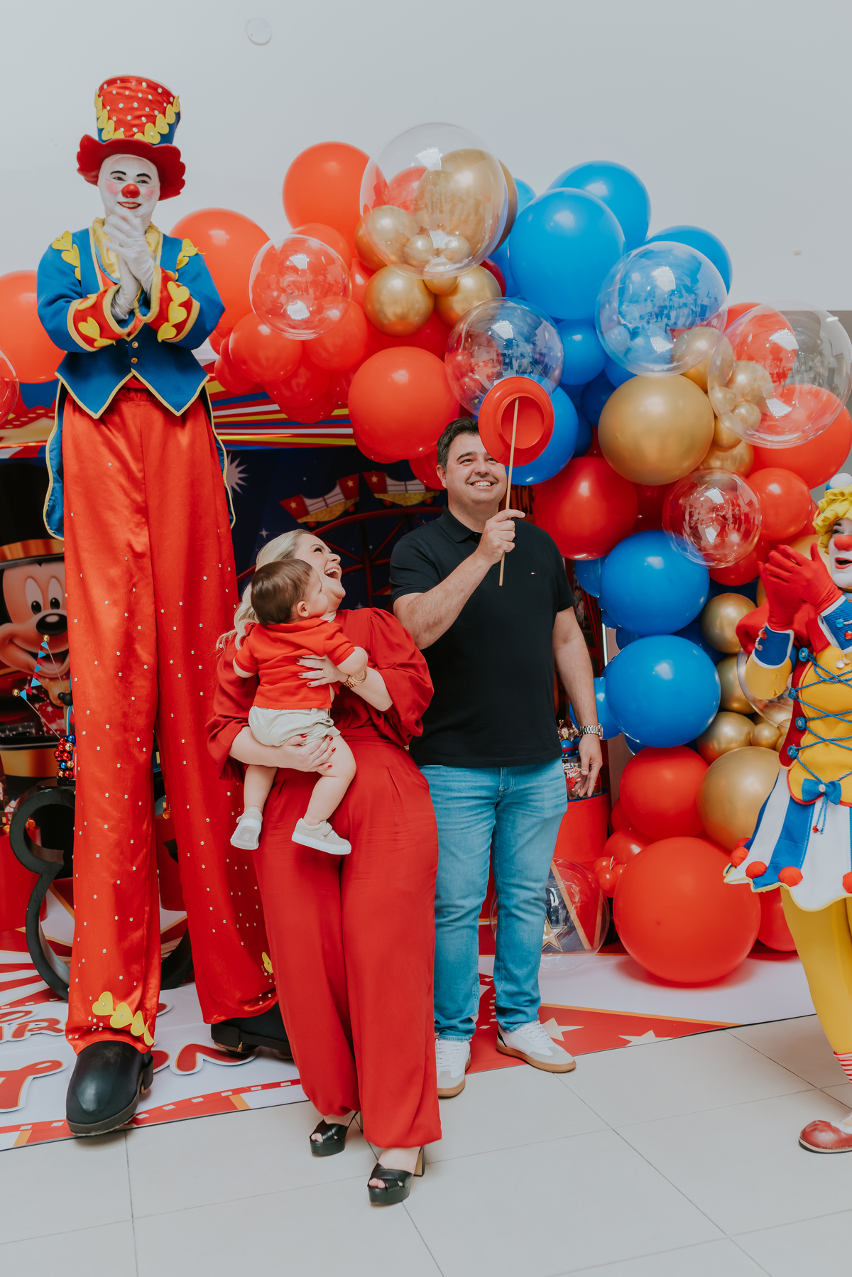 fotografia festa infantil fotografa de familia 1 ano Antonio tema circo rio de janeiro bruna Gerson Mickey 