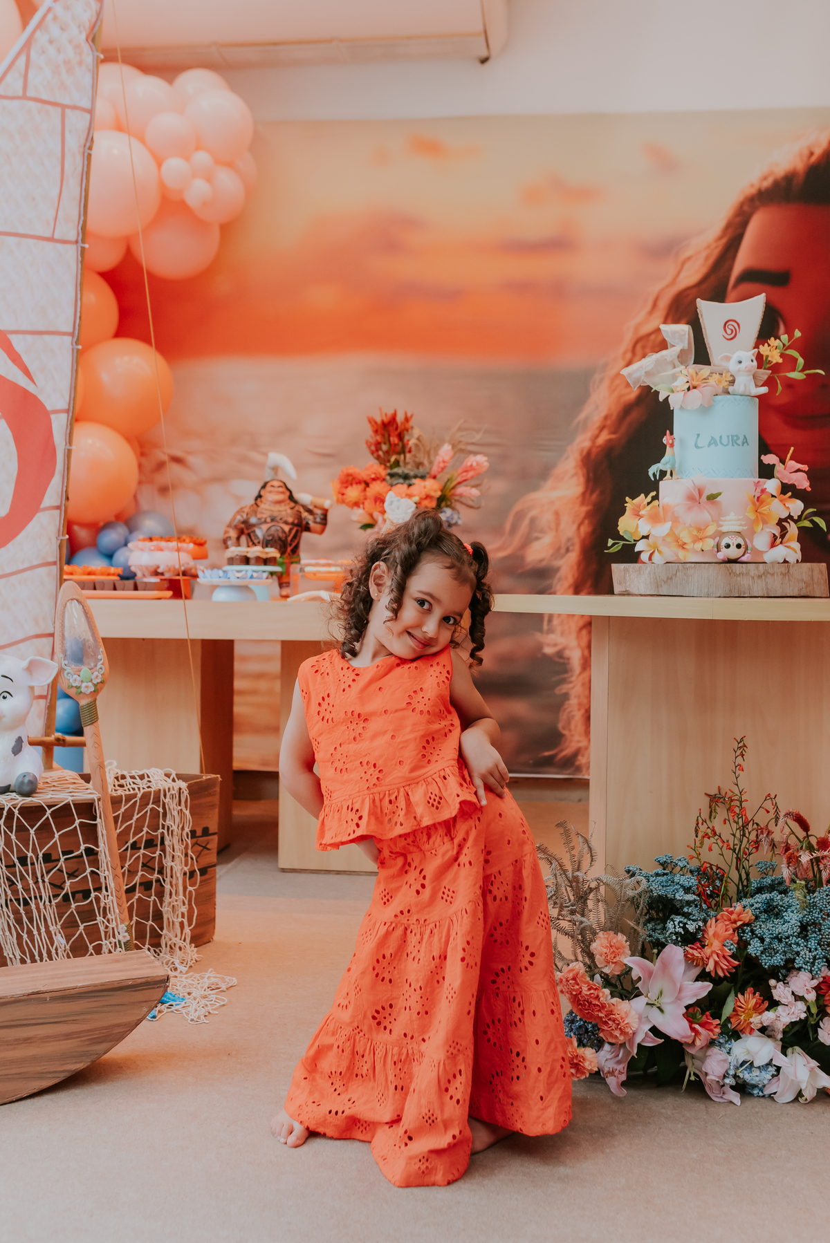 fotografia festa infantil fotografa familia 4 anos Laura tema Moana casa de festas espaço animania Botafogo Rio de Janeiro rj bruna guerson 