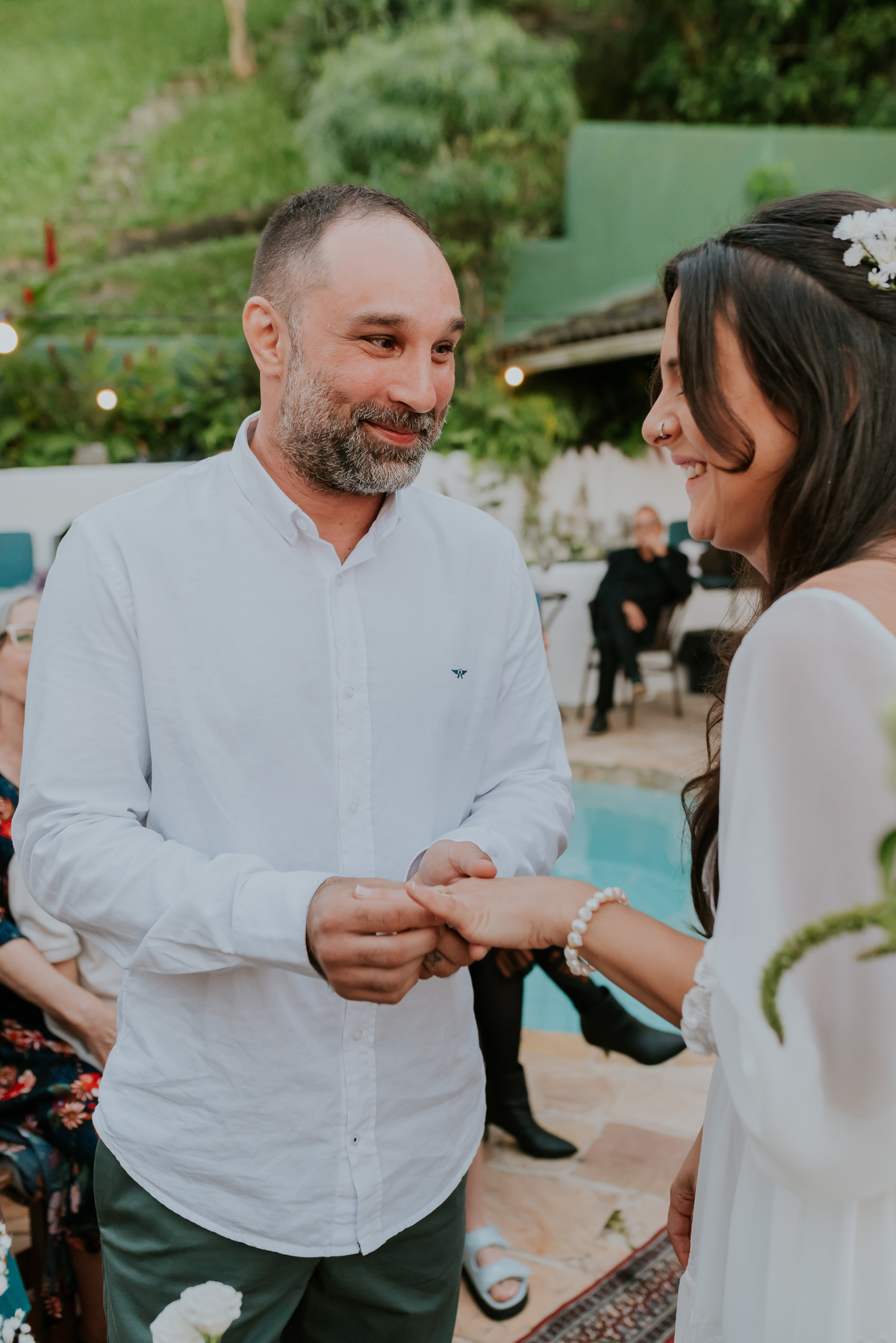 fotografia fotografa casal civil casamento intimista mini wedding job Barra da Tijuca Rio de Janeiro rj bruna guerson ao ar livre vista