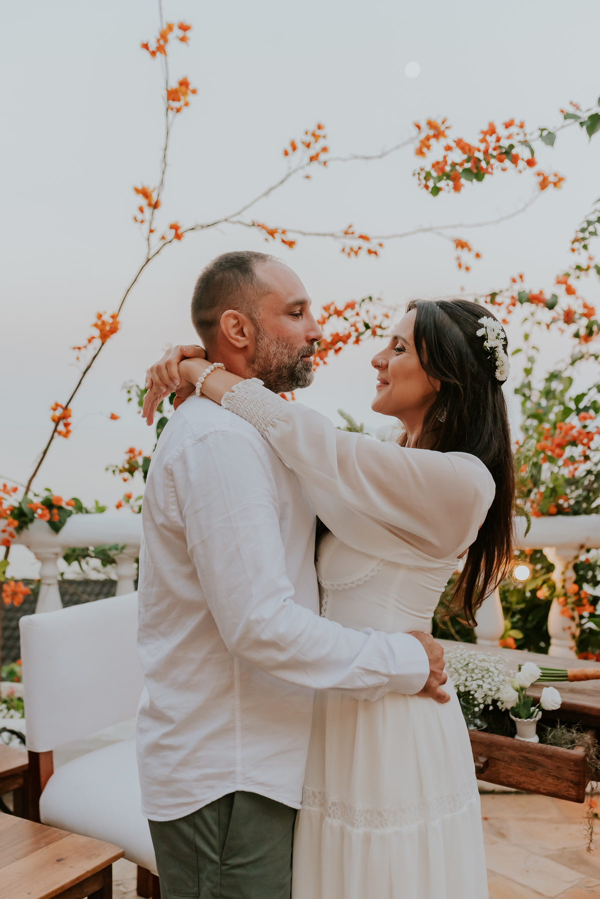 fotografia fotografa casal civil casamento intimista mini wedding job Barra da Tijuca Rio de Janeiro rj bruna guerson ao ar livre vista