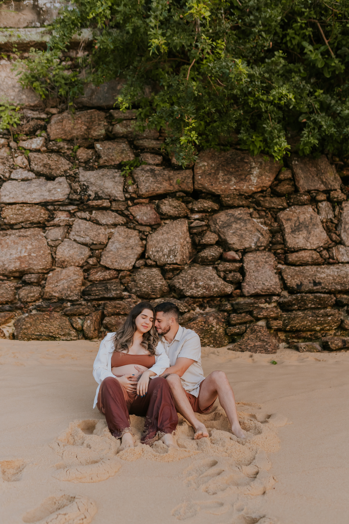 fotografia ensaio sessão gestante ao ar livre praia vermelha urca fotografa familia gravida amanhecer Rio de Janeiro rj a espera da Giovana 