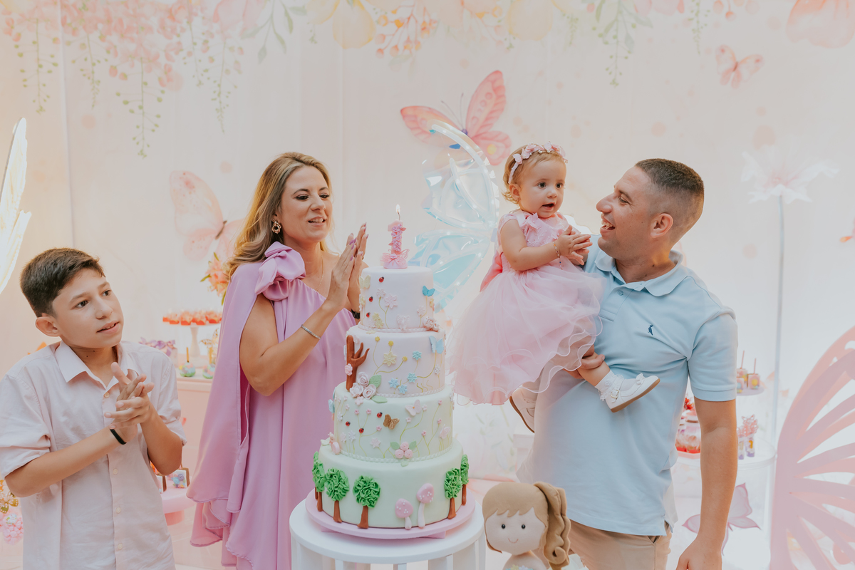 fotografa familia festa infantil 1 ano Elisa tema borboleta casa de festas estação faz de conta taquara Rio de Janeiro Jacarepaguá fotografia 