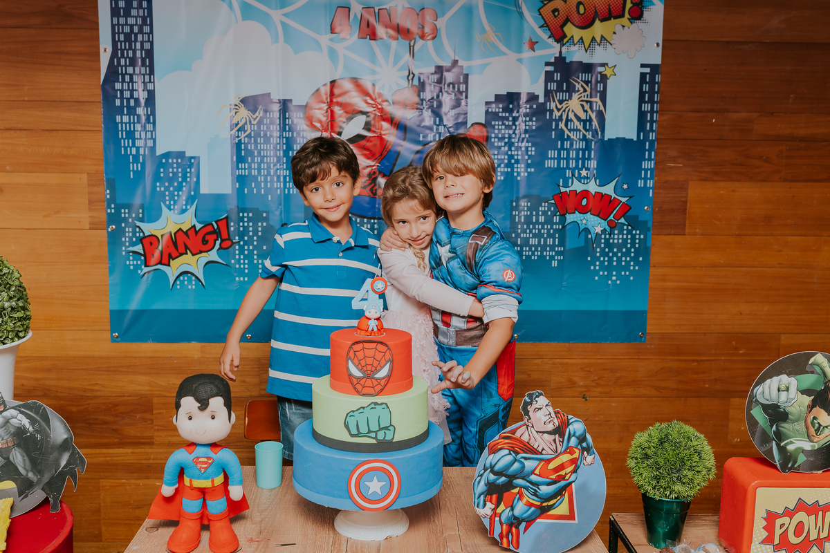 fotografia festa infantil fotografa familia 4 anos Guillermo tema super herois casa de festas espoleta Buffet botafogo rj rio de janeiro 